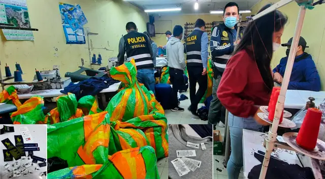 La PNP en plena intervención La PNP en plena intervención