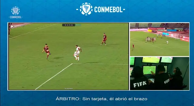 Además, el VAR analizó si hubo una falta en el penal atajado por parte de Pedro Gallese.