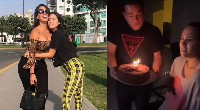 Gianella Marquina celebra su cumpleaños junto a su papá y mamá. Gianella Marquina celebra su cumpleaños junto a su papá y mamá.