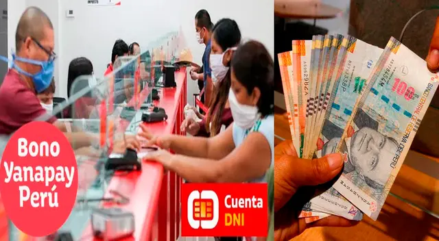 El Bono Yanapay por Cuenta DNI lo podrás retirar en cajeros del Banco de la Nación El Bono Yanapay por Cuenta DNI lo podrás retirar en cajeros del Banco de la Nación