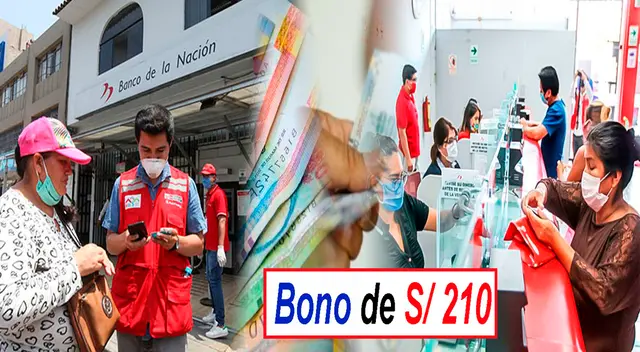 Conoce AQUÍ las modalidades de pago del bono de 210 soles