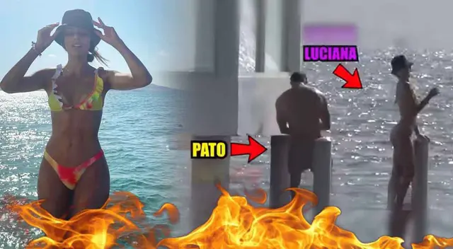 Luciana Fuster revela las fotitos que Patricio Parodi le tomó en Paracas.