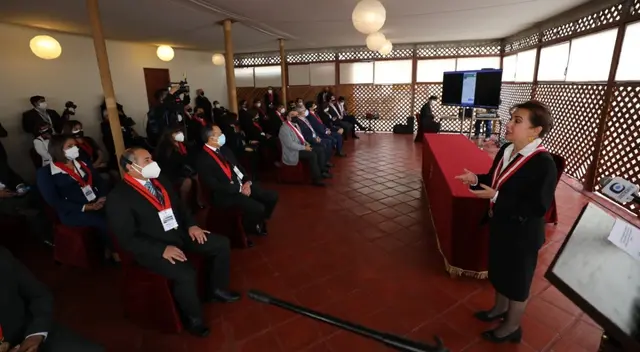 Presidenta del Poder Judicial invocó a los presidentes de las Cortes del país a impulsar el trabajo presencial Presidenta del Poder Judicial invocó a los presidentes de las Cortes del país a impulsar el trabajo presencial