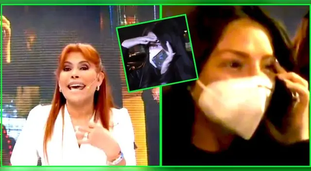 Magaly Medina se asombra de ver a Sheyla sin una gota de maquillaje.