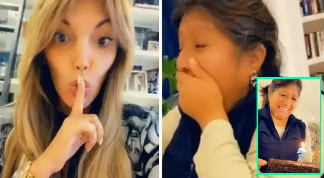 Jessica Newton decidió sorprender a la popular 'Rous' con una torta y una TV en el día de su onomástico, y lo compartió con sus seguidores. Jessica Newton decidió sorprender a la popular 'Rous' con una torta y una TV en el día de su onomástico, y lo compartió con sus seguidores.