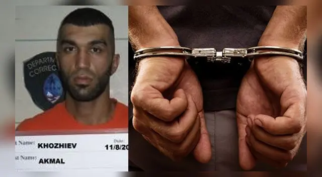 Akmal Khozhiev fue detenido por la Policía de Estados Unidos. Akmal Khozhiev fue detenido por la Policía de Estados Unidos.