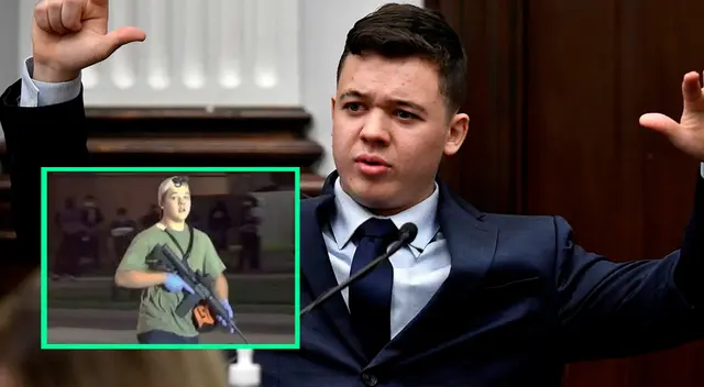 Kyle Rittenhouse apareció el 25 de agosto con un rifle, según él para ayudar a la Policía a controlar las manifestaciones. Kyle Rittenhouse apareció el 25 de agosto con un rifle, según él para ayudar a la Policía a controlar las manifestaciones.