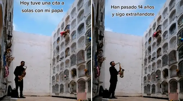 La emotiva escena se hizo viral en TikTok. La emotiva escena se hizo viral en TikTok.