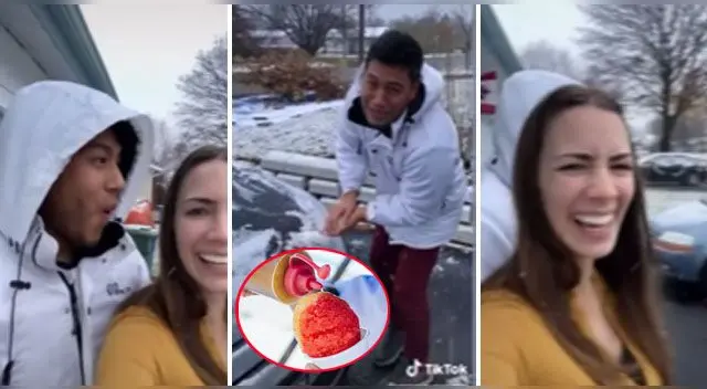 La escena ha provocado las risas de miles en las redes sociales.