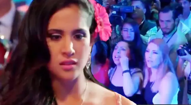 América Tv y la épica escena de Melissa Paredes donde sufre repudio del público. América Tv y la épica escena de Melissa Paredes donde sufre repudio del público.