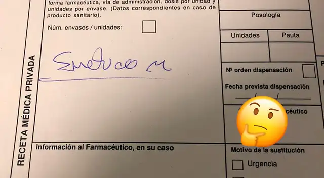 El técnico Julio no pudo descifrar lo que decía en el papel, por lo que decidió recurrir a Twitter. El técnico Julio no pudo descifrar lo que decía en el papel, por lo que decidió recurrir a Twitter.