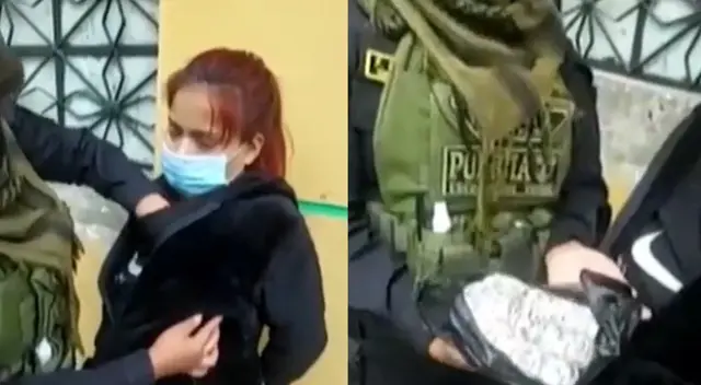 SMP: embarazada llevaba 660 ‘ketes’ de PBC oculta en su cuerpo [VIDEO]