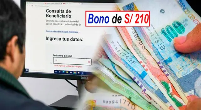 Conoce AQUÍ si eres beneficiario del bono de 210 soles.