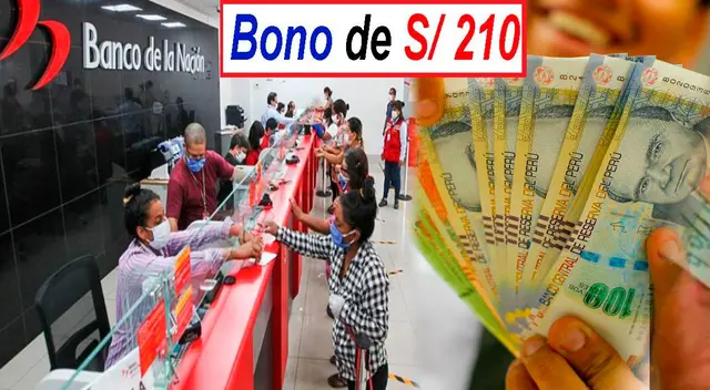 Conoce AQUÍ los requisitos y modalidades de pago del bono de 210 soles