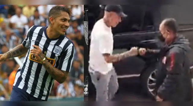 Paolo Guerrero llegó al Estadio Nacional para alentar a Alianza Lima y su mejor amigo Farfán.