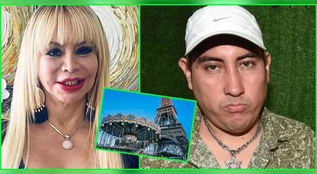 Susy Díaz y Walter Obregón en Francia.