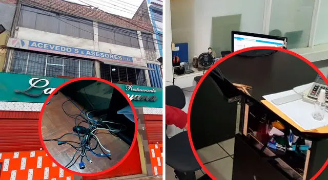 Los hampones se tomaron el tiempo de ingresar a cada una de las oficinas y romper los cajones para llevarse lo más valioso. Los hampones se tomaron el tiempo de ingresar a cada una de las oficinas y romper los cajones para llevarse lo más valioso.
