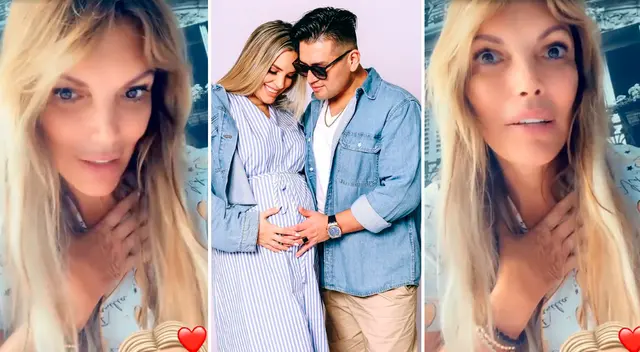 Jessica Newton continuará trabajando tras la llegada de su nieto.