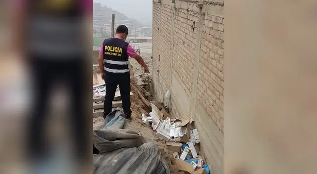 Policía encontró parte de la mercadería ilegal
