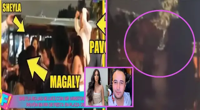 Sheyla Rojas y Sir Winston disfrutan de su amor en fiesta limeña. Sheyla Rojas y Sir Winston disfrutan de su amor en fiesta limeña.