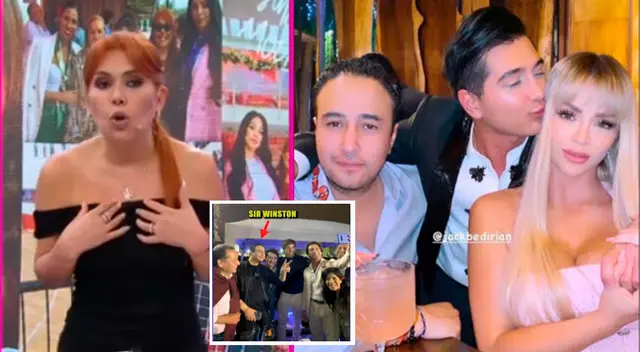 Magaly Medina quedó sorprendida al conocer a Sir Winston.
