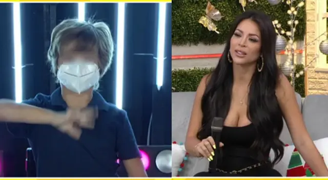 Sheyla Rojas y su hijo Antoñito protagonizan tierno momento EN VIVO