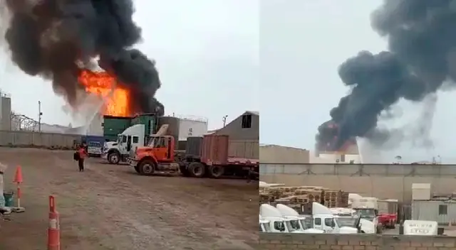 Bomberos controlan incendio, pero hay un trabajador desaparecido. Bomberos controlan incendio, pero hay un trabajador desaparecido.