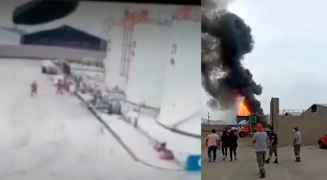 trabajadores se salvan de morir en explosión