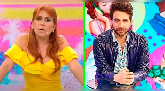 Magaly no escatimó en mandarle su chiquita a su examigo.