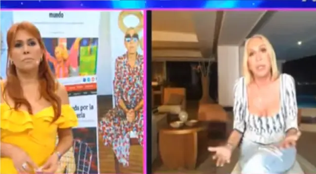 Magaly Medina entrevistó a Laura Bozzo tras su salida de la clandestinidad.