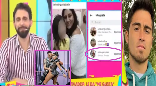 Rodrigo González le dio con palo a Anthony Aranda por no respetar.