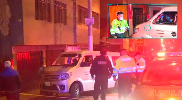 Balen a chofer y copiloto de una miniván en SJL. Balen a chofer y copiloto de una miniván en SJL.