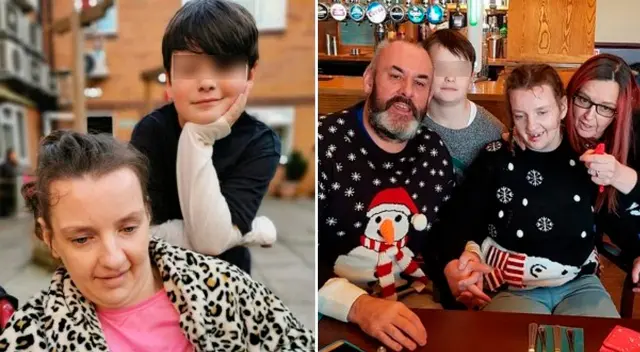 Becky Aspinall celebrará su última Navidad junto a su hijo.