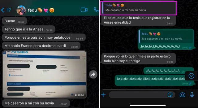 El joven le contó a su novia lo ocurrido. El joven le contó a su novia lo ocurrido.