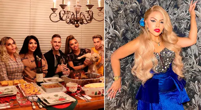 Josetty Hurtado pasó un momento inolvidable en familia.