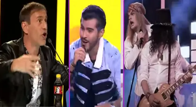 Mauri Stern dio con palo a imitador de Ezio Oliva por retar a Axl Rose y Slash. Mauri Stern dio con palo a imitador de Ezio Oliva por retar a Axl Rose y Slash.