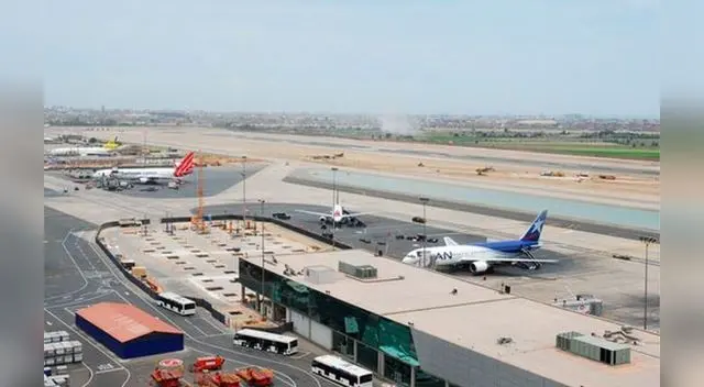 Aeropuerto internacional Jorge Chávez. Foto: MTC.