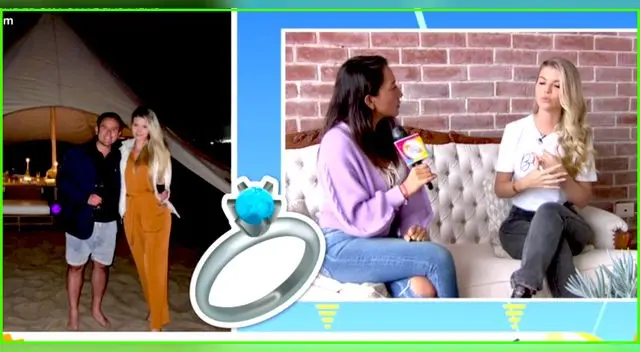 Brunella Horna revela que tiene otras prioridades antes que casarse con Richard Acuña.