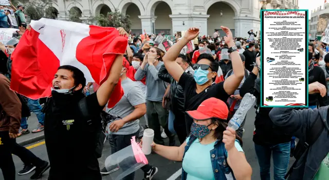 Usuarios en Twitter se burlaron de la marcha  por la vacancia de Pedro Castillo.