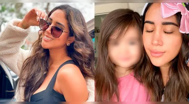 Melissa Paredes se mostró feliz con su hija. Melissa Paredes se mostró feliz con su hija.