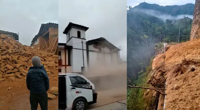 Terremoto derrumbó diversas viviendas en el Amazonas