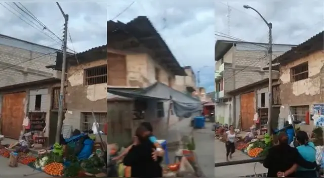 De terror. Varias personas de Bagua Chica corrieron en las calles para ponerse a buen recaudo. De terror. Varias personas de Bagua Chica corrieron en las calles para ponerse a buen recaudo.