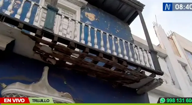 Dichas casonas se encuentran en un estado deplorable y cualquier movimiento sísmico de una magnitud parecida a la ocurrida en Amazonas podría significar la muerte para muchas personas.