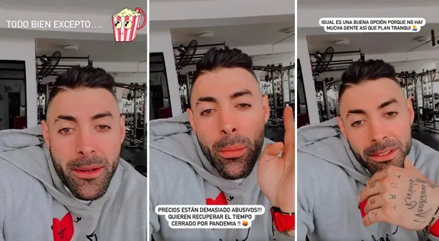 Sebastián Lizarzaburu quedó impactado con precios del cine. Sebastián Lizarzaburu quedó impactado con precios del cine.