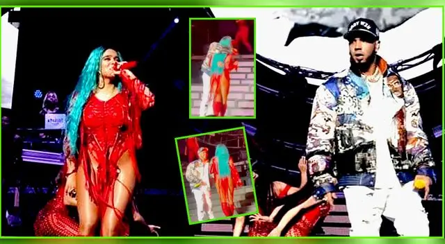 Karol G es sorprendida por Anuel AA, pero no fue del gusto de popular 'Bichota'.