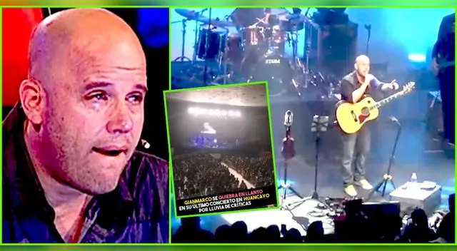 Gian Marco llora por la críticas que ha recibido.