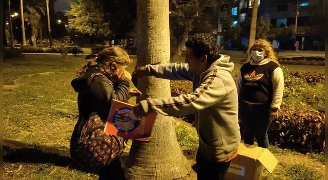 Madre e hijo tuvieron un emotivo encuentro