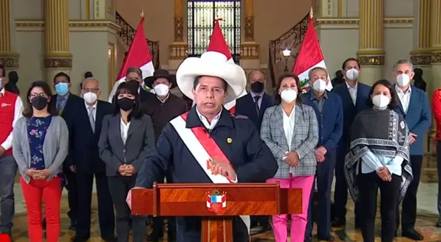 Pedro Castillo se pronuncia tras sus reuniones en Breña