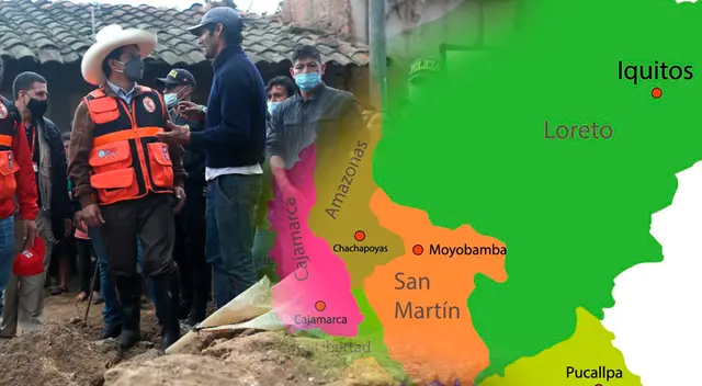 Pedro Castillo declara estado de emergencia a cuatro departamentos del país. Pedro Castillo declara estado de emergencia a cuatro departamentos del país.