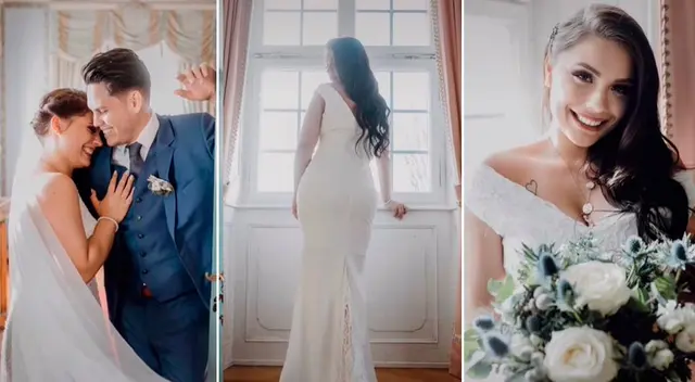 La joven hizo una sesión de fotos con su novio falso.